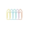 Imagen de clip 2.0 BRW - colores pastel - 50 unidades