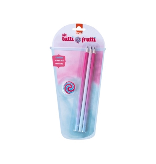 Imagen de Brw kit escolar tutti frutti - blister