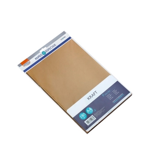 Imagen de Papel kraft a4 Brw - 180 gr - 50hj