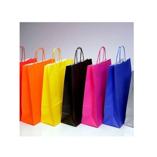 Imagen de Bolsa papel colores intensos 27x21x11 cm