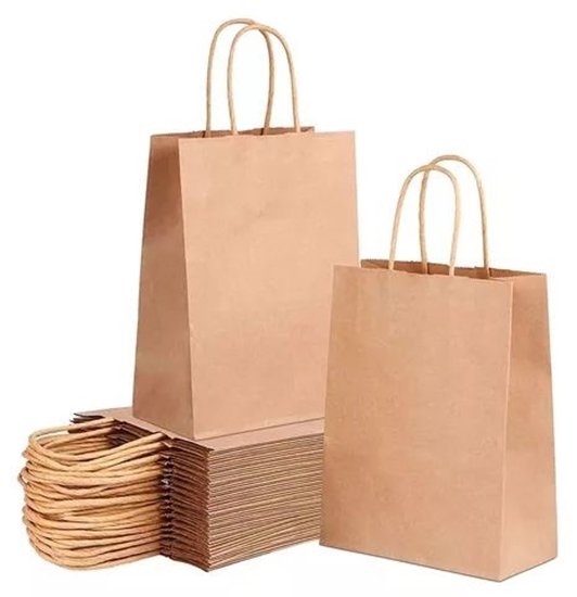 Imagen de Bolsa de papel kraft 30 x 12 x 41 ilustra