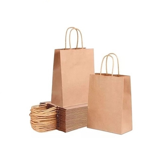 Imagen de Bolsa de papel kraft 22 x 10 x 30 ilustra
