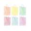Imagen de Bolsa papel color pastel surtidos 13x8x21 ilustra - 12 UNIDADES