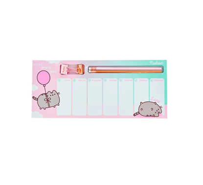 Imagen de Planner semanal mooving maw pusheen con accesorios