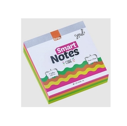 Imagen de Brw notas autoadhesivas 76x76 cubo color neon - 200 hojas 1 block