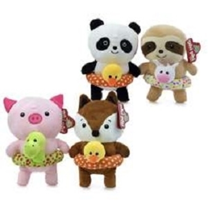 Imagen de Spandex animales con salvavidas 19 cm