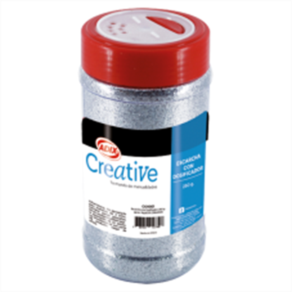 Imagen de Escarcha creative dosificador 250 gr plata
