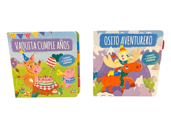 Imagen de Libro historias escondidas solapitas con sorpresa