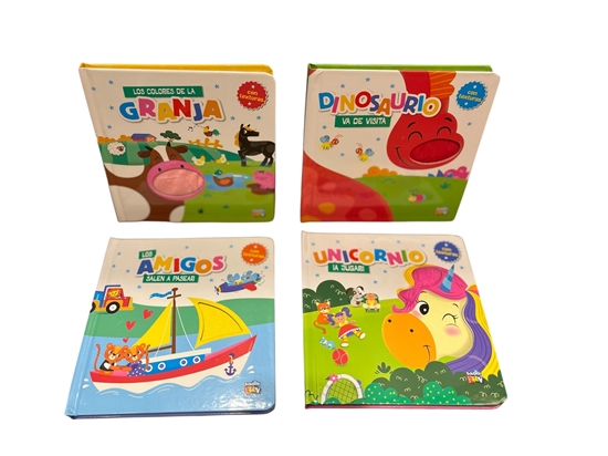 Imagen de Libro texturitas con historias school fun