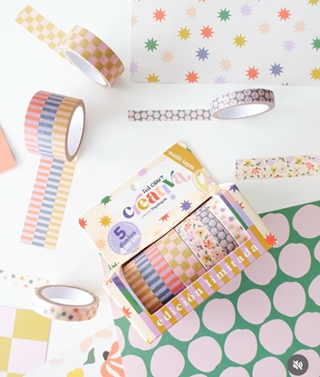 Imagen de Cinta adhesiva ibi craft pack x 5 creativa