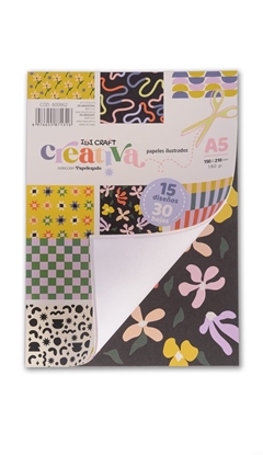 Imagen de Block ibi craft papel ilustrado creativa col papeleando 30 hojas