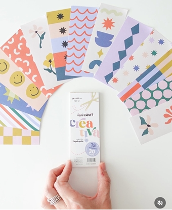 Imagen de Block ibi craft papel ilustrado creativa col papeleando 30 hojas