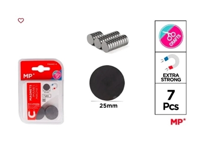 Imagen de Imanes 25mm 7 unidades main paper