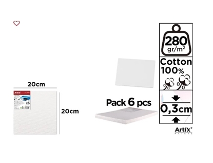 Imagen de Carton telado 20x20x0.3 280gr
