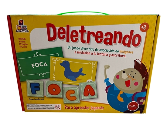 Imagen de Royal deletreando en valija