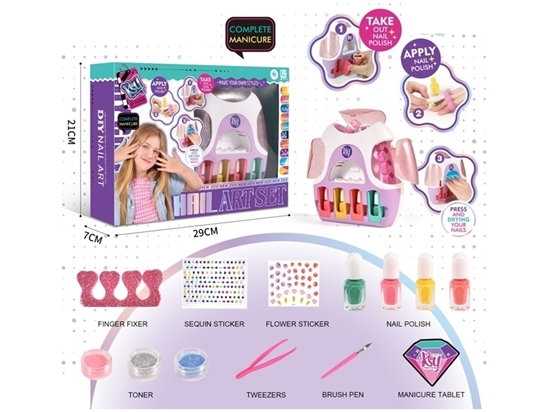 Imagen de Cosmetico set de uñas completo         /48