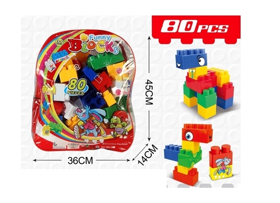 Imagen de Blokes 80 piezas gigantes mochila                   /12