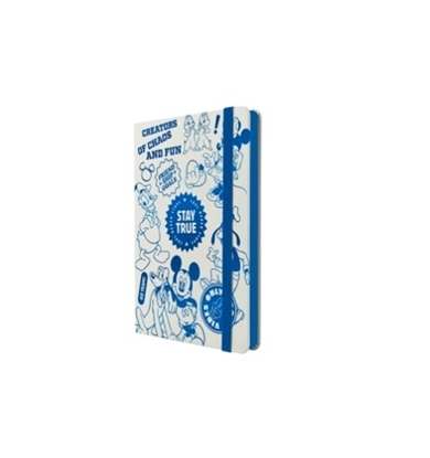 Imagen de Cuaderno mooving mickey mouse rayado a5