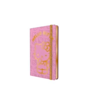 Imagen de Cuaderno mooving hello kitty rayado a5