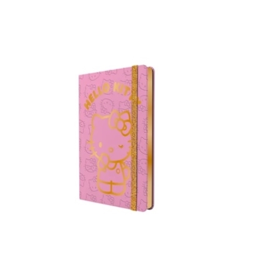 Imagen de Cuaderno mooving hello kitty rayado a5