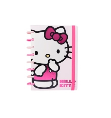 Imagen de Cuaderno mooving hello kitty loops c/discos a5