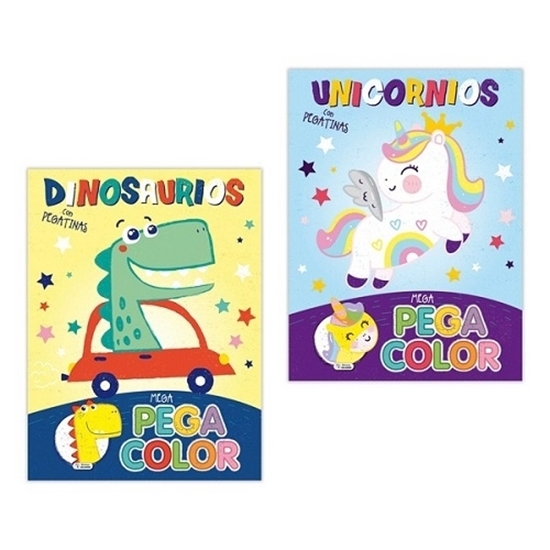 Imagen de Libro mega pegacolor magico