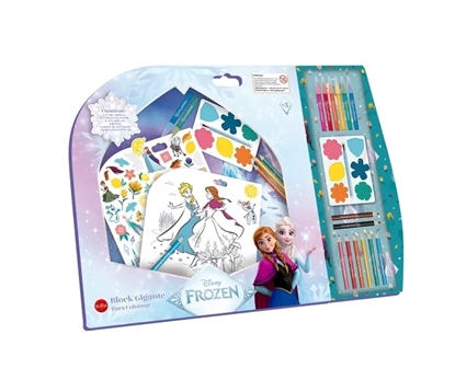 Imagen de Block gigante para colorear frozen davinci kids
