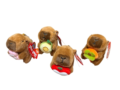 Imagen de a.Peluche capibara llavero 12 cm
