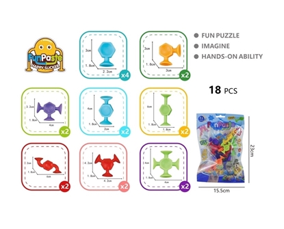 Imagen de Piezas con ventosa 18p                /150