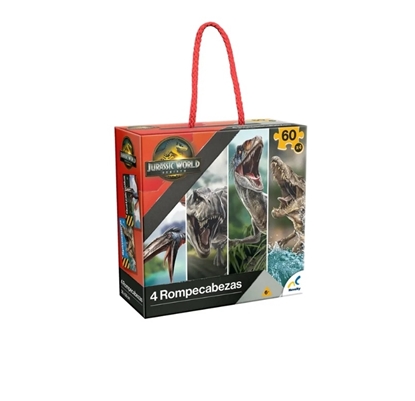 Imagen de Puzzle 4 en 1 jurassic world 4 jca-4754f