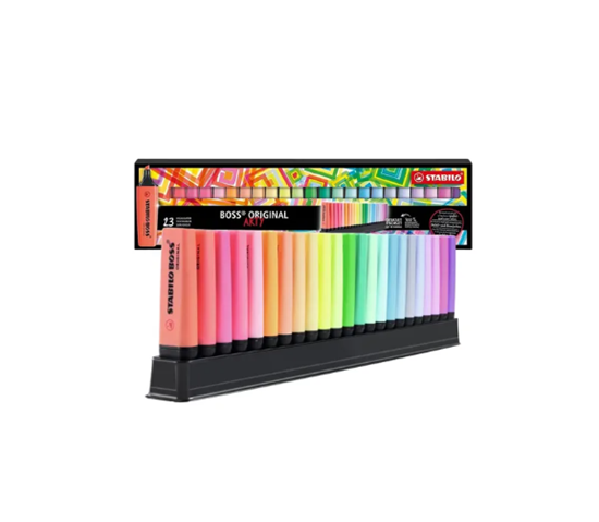 Imagen de Marcador Fluo stabilo boss desk set x 23