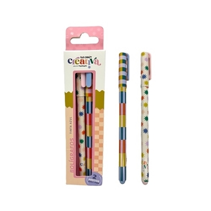 Imagen de Boligrafo ibi craft caja x 2 creativa tinta azul