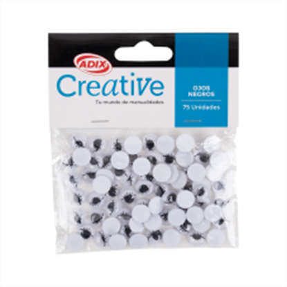 Imagen de Ojo negro creative 10 mm  75 unidades