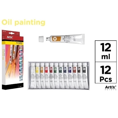 Imagen de pintura oleo 12 colores 12 ml  Artix          /48