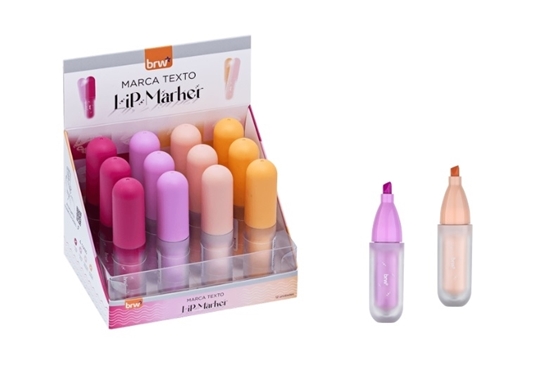 Imagen de Brw resaltador lip - display 12 unidades