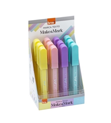 Imagen de Brw resaltador make&mark - display 12 unidades