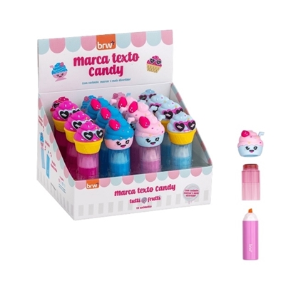 Imagen de Brw resaltador candy -display con 12 unidades