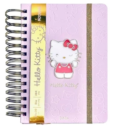 Imagen de Agenda mooving hello kitty dia por pagina c/e 14 x 20