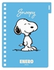 Imagen de Agenda mooving snoopy Dia Por Pagina Con Espiral