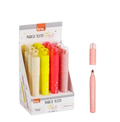 Imagen de Resaltador Brw flip s2 - display 12 unidades