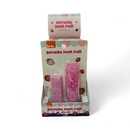 Imagen de Brw goma sweet fruit c/repuesto- display c/6 blister-
