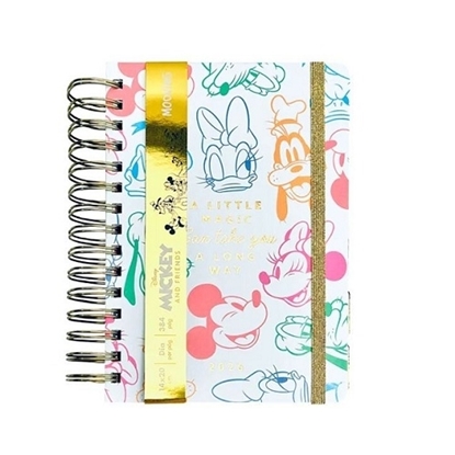 Imagen de Agenda mooving micket & friends dia p/pagina c/espiral