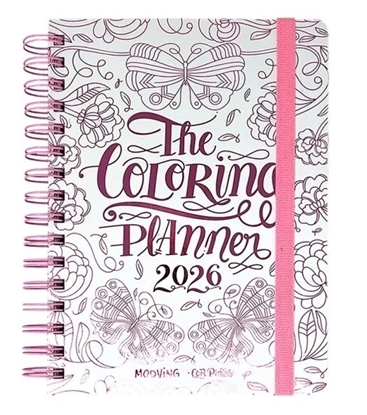 Imagen de Agenda mooving the coloring planner by car pintos semana a a la vista c/esp 15 x 21