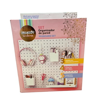 Imagen de Tablero organizador ibi craft perforado pedboard