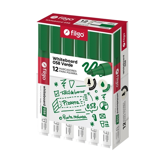 Imagen de Marcador Filgo pizarra 058 redonda - caja x 12