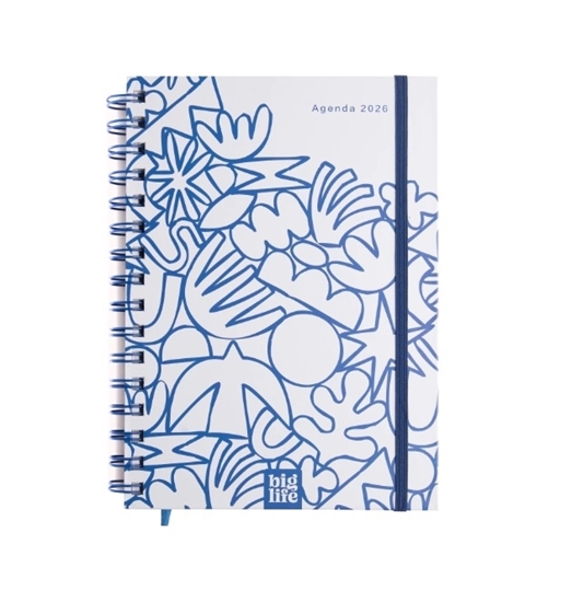 Imagen de Agenda big life blue 2 s/v 15x21 162pag 2026