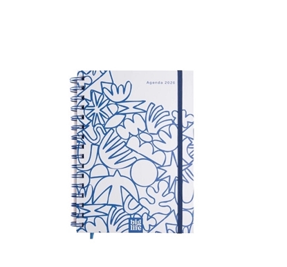 Imagen de Z Agenda big life blue 2 d/p 10x15 372pag 2026