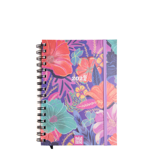 Imagen de Z Agenda big life floral 1 d/p 10x15 372pag 2026
