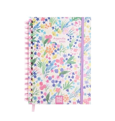 Imagen de Agenda big life floral 2 d/p 15x21 372pag 2026