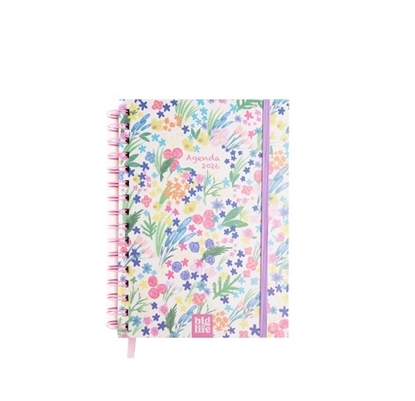 Imagen de Z Agenda big life floral 2 d/p 10x15 372pag 2026